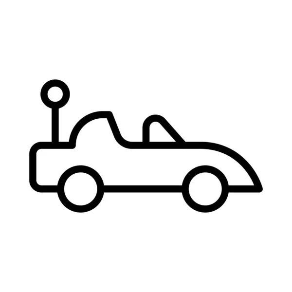 Vehicle Thin Line Vector Icon — Stock Vector