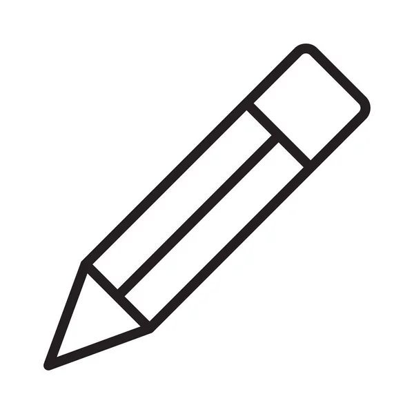 Ручка Тонка Лінія Векторна Піктограма — стоковий вектор