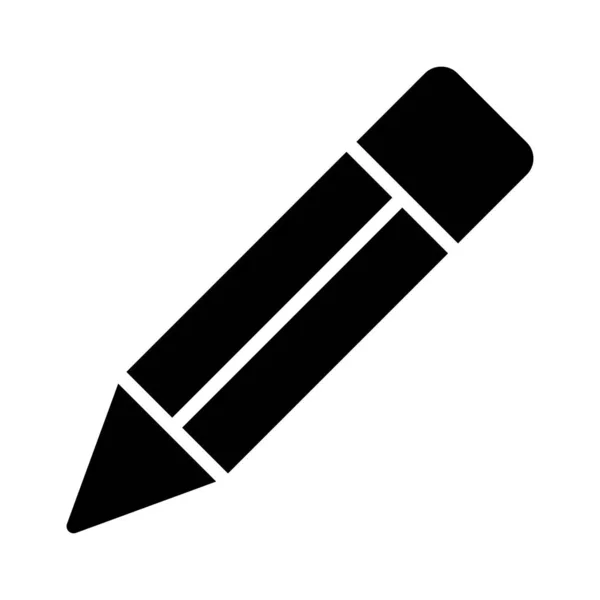 Ручка Гліф Плоский Ветеринар Значок — стоковий вектор