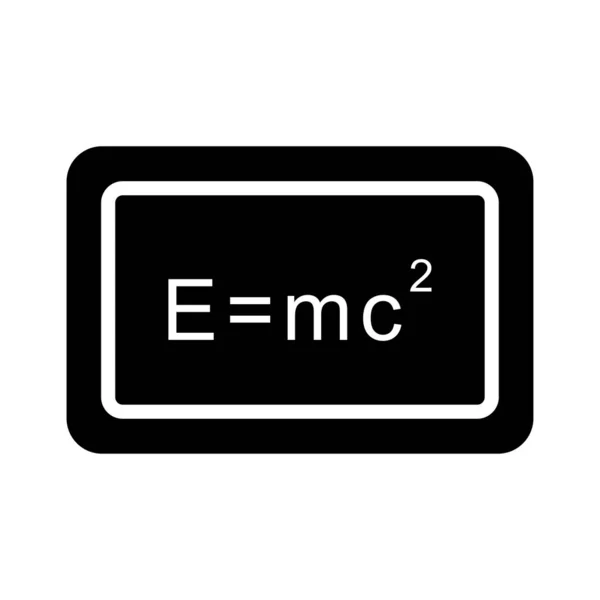 Química Glifo Plano Vetor Icono — Archivo Imágenes Vectoriales