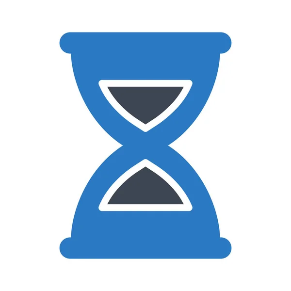 Stopwatch Glifo Color Vector Icono — Archivo Imágenes Vectoriales