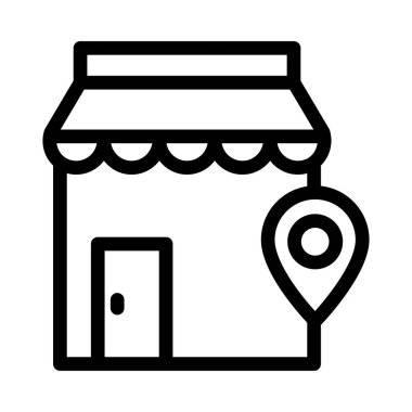 alışveriş ince çizgi simgesi 