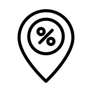 indirim ince çizgi simgesi 