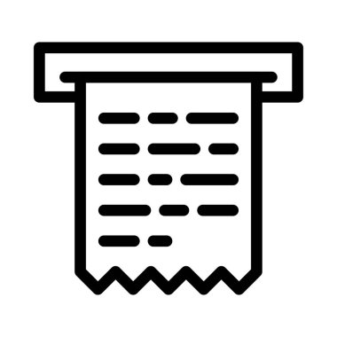 fatura ince çizgi simgesi 