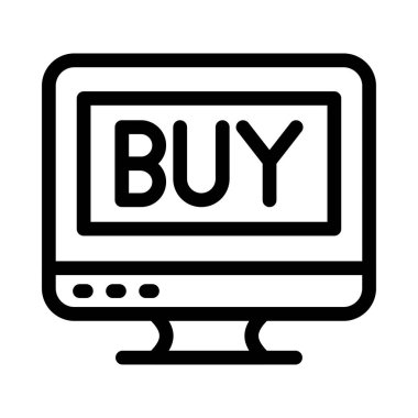 çevrimiçi ince çizgi simgesi 