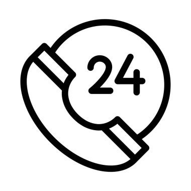 Destek ince çizgi simgesi 