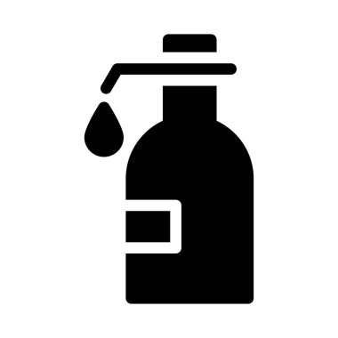 sabun glyph düz simgesi 