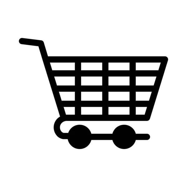 Ikona Wózka Symbol Płaski — Wektor stockowy