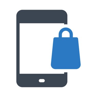 çanta glyph renk simgesi 