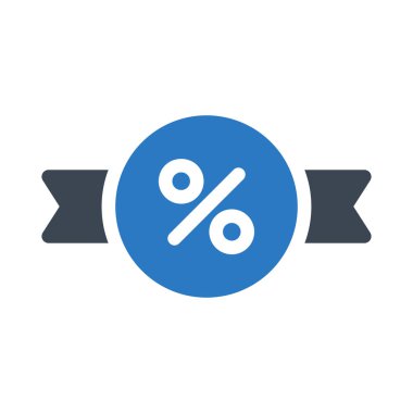 Satılık glif renk simgesi 