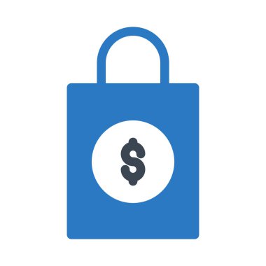 alışveriş glif renk simgesi 