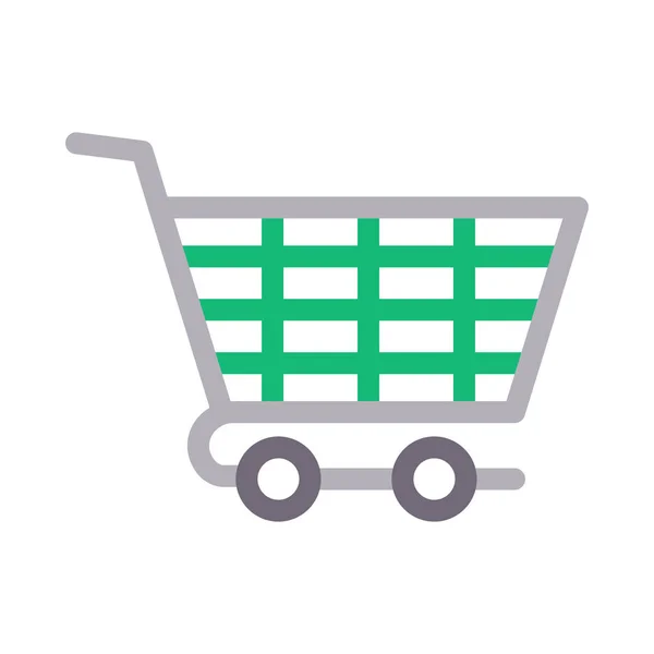 Trolley Color Line Icon — Stock Vector