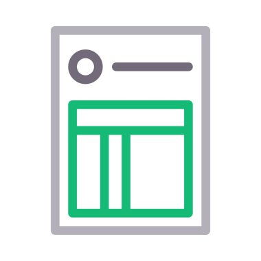 sayfa renk çizgisi simgesi 