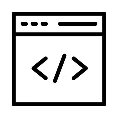 tarayıcı ince çizgi simgesi 