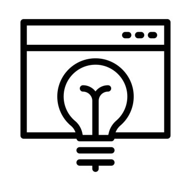 Modem ince çizgi simgesi 