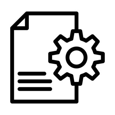 web sayfası ince çizgi simgesi