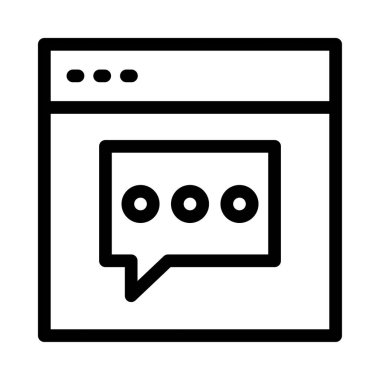 web sayfası glyph düz simgesi