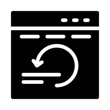 glyph düz simgesini yeniden yükleme