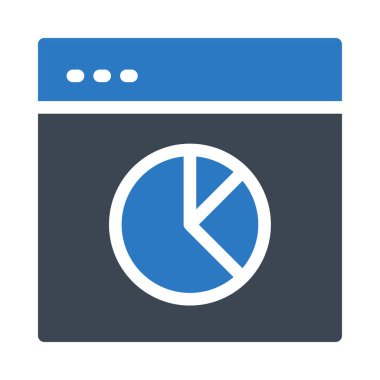 tarayıcı glif renk vektör simge