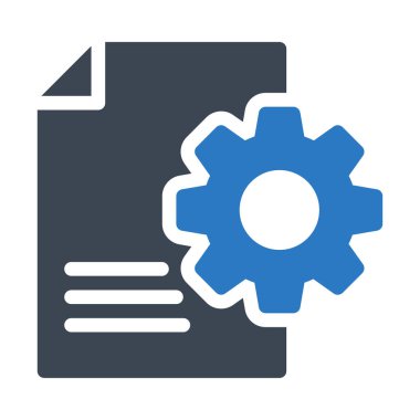 glyph renk vektör simgesini ayarlama