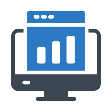 tarayıcı glif renk vektör simge