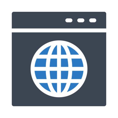 web sayfası renk çizgisi simgesi