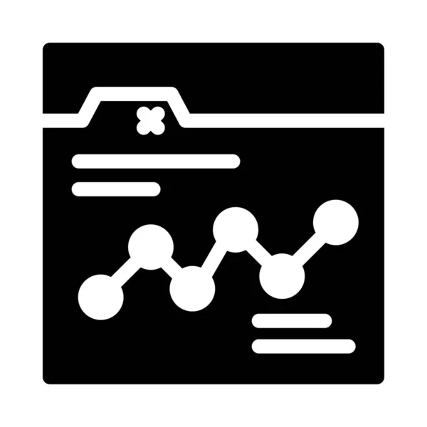 Chat Glyphe Icône Plate — Image vectorielle