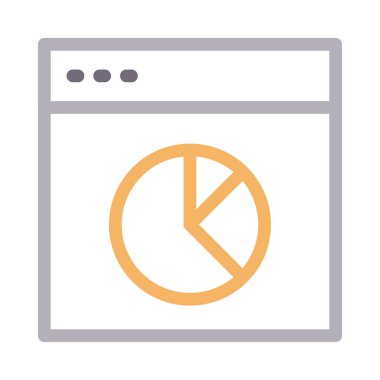 web tarayıcısı renk çizgisi simgesi