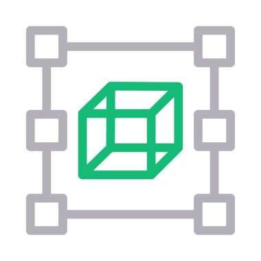 kutu renk çizgisi simgesi