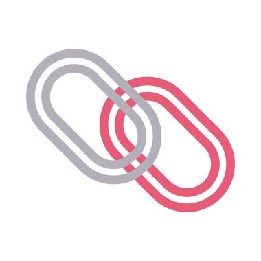 bağlantı renk çizgisi simgesi