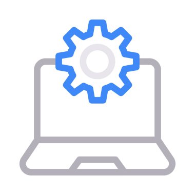 dizüstü bilgisayar renk çizgisi simgesi