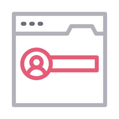 web tarayıcısı renk çizgisi simgesi