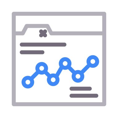 web grafiği renk çizgisi simgesi