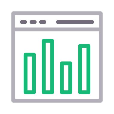 web grafiği renk çizgisi simgesi