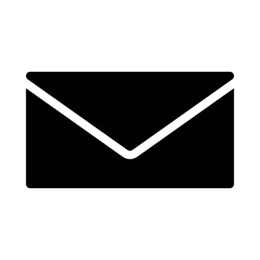 mesaj glyph düz simgesi