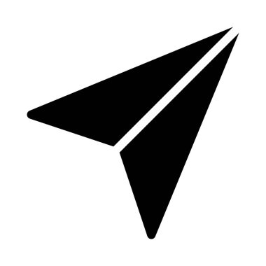 mesaj glyph düz simgesi