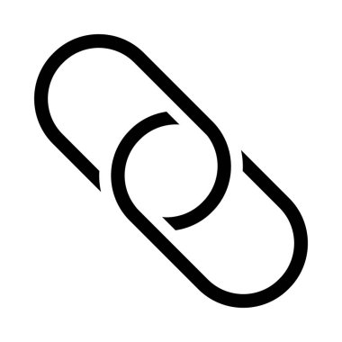 Url glyph düz simgesi