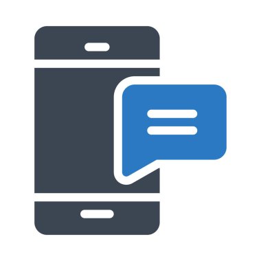 ileti glif renk simgesi