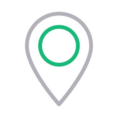 konum renk çizgisi simgesi