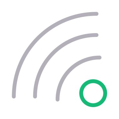 sinyal renk çizgisi simgesi