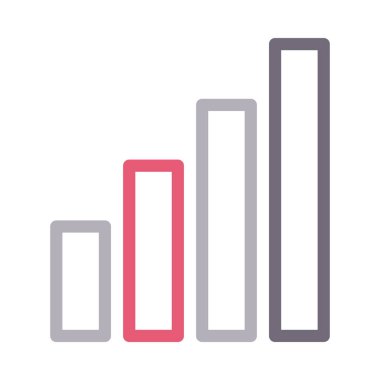 grafik renk çizgisi simgesi