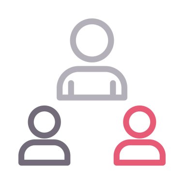 grup renk çizgisi simgesi