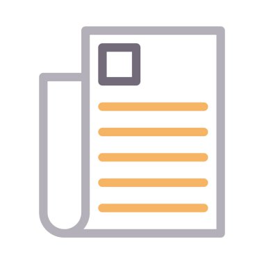 kağıt renk çizgisi simgesi