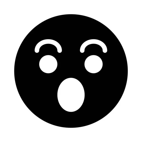 Emoji Plochá Ikona — Stockový vektor