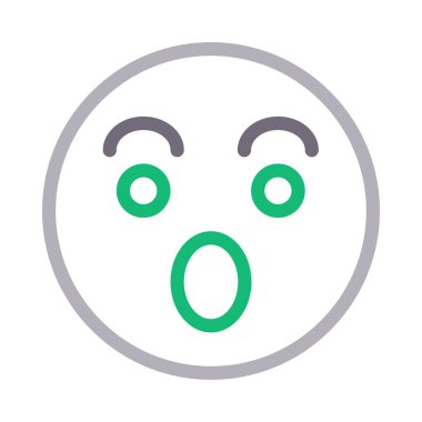 emoji renk çizgisi simgesi