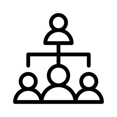 bağlantı ince çizgi simgesi