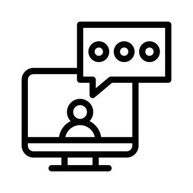 kullanıcı ince çizgi simgesi