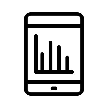 grafik ince çizgi simgesi