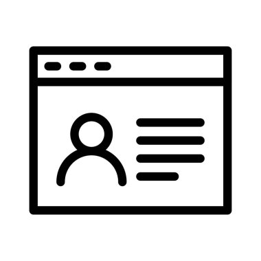 çevrimiçi ince çizgi simgesi