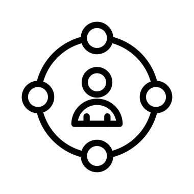 ince çizgi paylaşımı simgesi